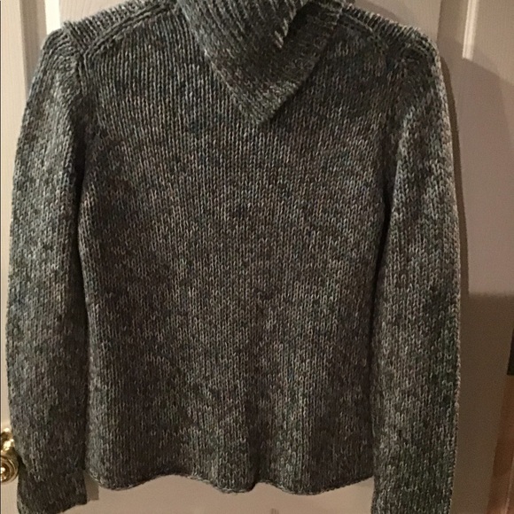 NORM THOMPSON VINTAGE SPLIT COWL NECK SWEATER M - Picture 2 of 3